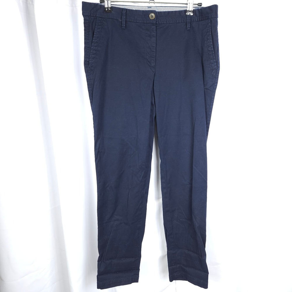 Talbots‎ Girlfriend Chino Pants Navy Blue Womens 6P 32x27 Petite